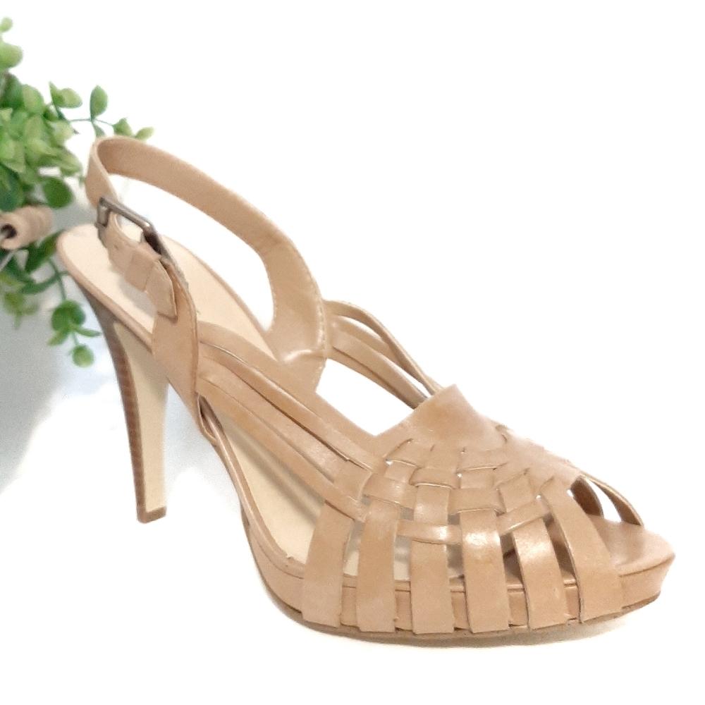SALE! Nine West Charmo Heels Tan NWOB